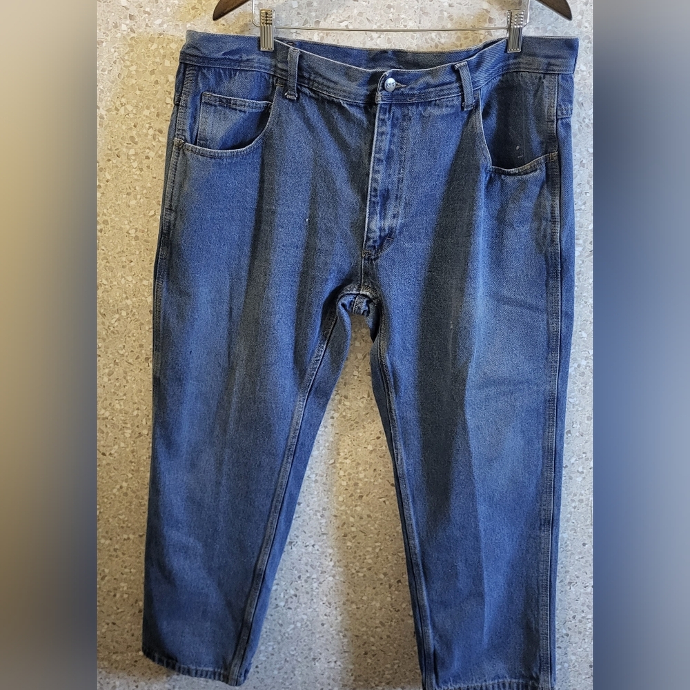 Key Mens Work Jeans, Blue  Size,Relaxed Fit,‎ 40x30